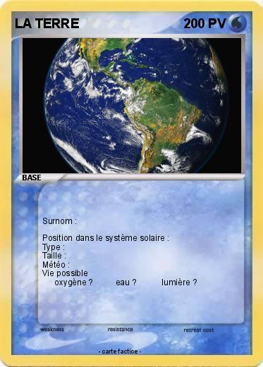 Pokemon LA TERRE