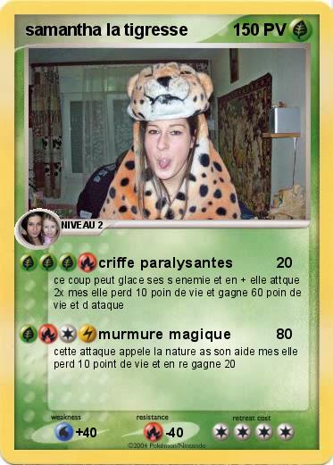 Pokemon samantha la tigresse
