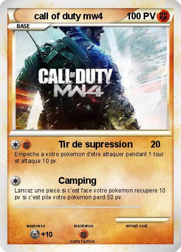Pokemon call of duty mw4