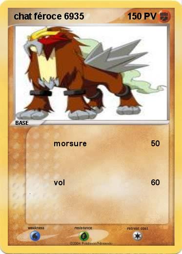 Pokemon chat féroce 6935