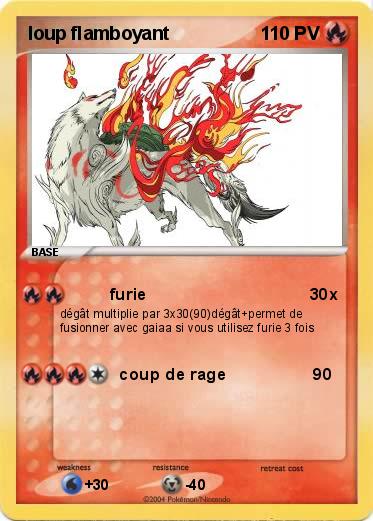 Pokemon loup flamboyant