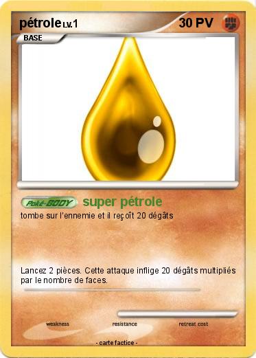 Pokemon pétrole