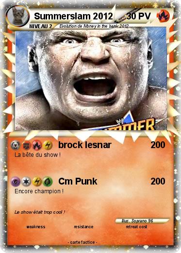 Pokemon Summerslam 2012