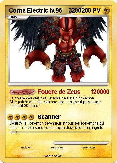 Pokemon Corne Electric lv.96    3200