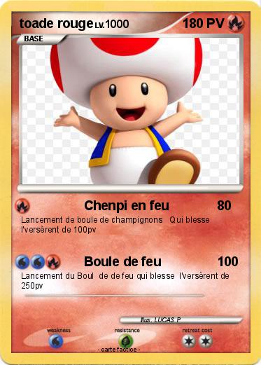 Pokemon toade rouge