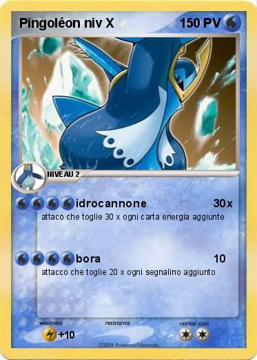Pokemon Pingoléon niv X