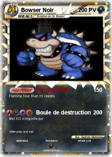 Pokemon Bowser Noir