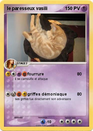 Pokemon le paresseux vasili