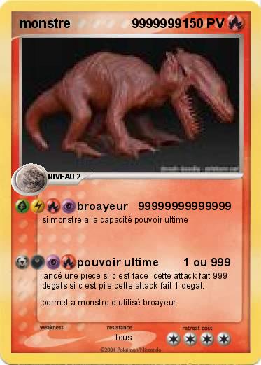 Pokemon monstre                 9999999