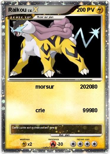 Pokemon Raikou