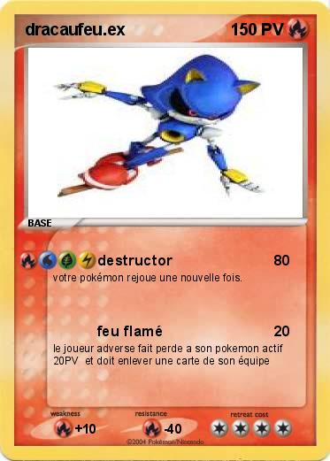Pokemon dracaufeu.ex