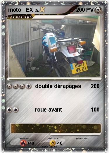 Pokemon moto   EX