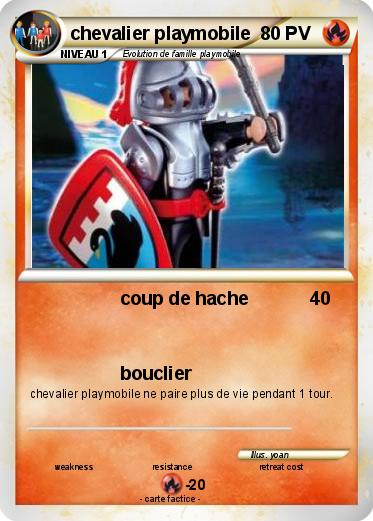 Pokemon chevalier playmobile