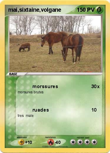 Pokemon mai,sixtaine,volgane