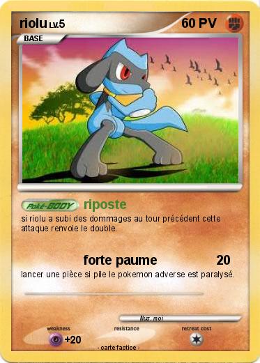 Pokemon riolu