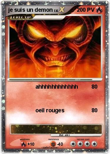 Pokemon je suis un demon