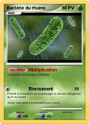Pokemon Bactérie du rhume