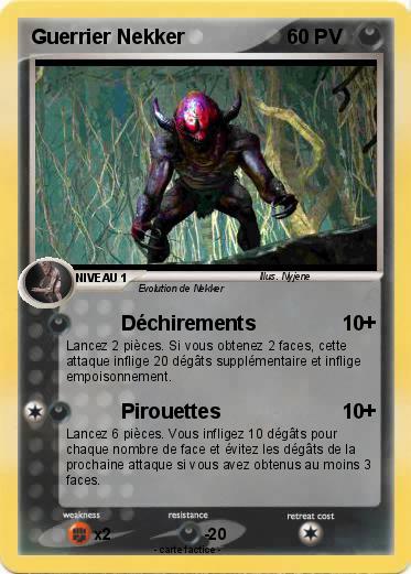 Pokemon Guerrier Nekker