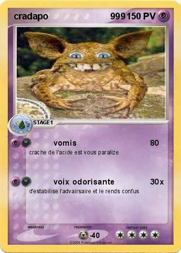 Pokemon cradapo                         999