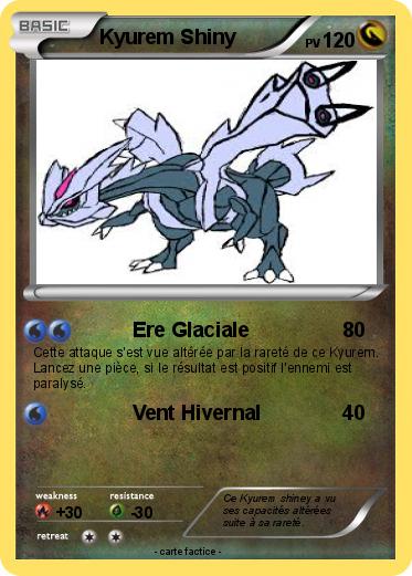 Pokemon Kyurem Shiny