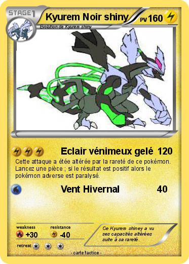Pokemon Kyurem Noir shiny