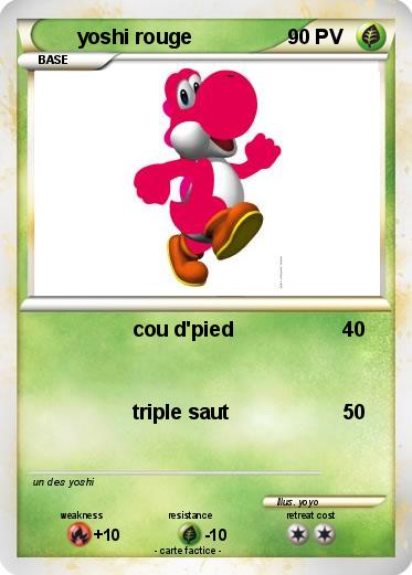 Pokemon yoshi rouge