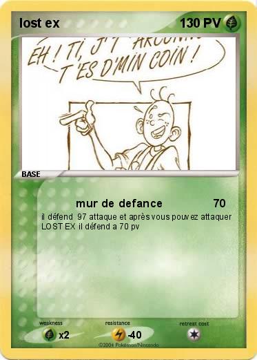 Pokemon lost ex