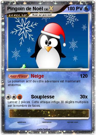 Pokemon Pingoin de Noël
