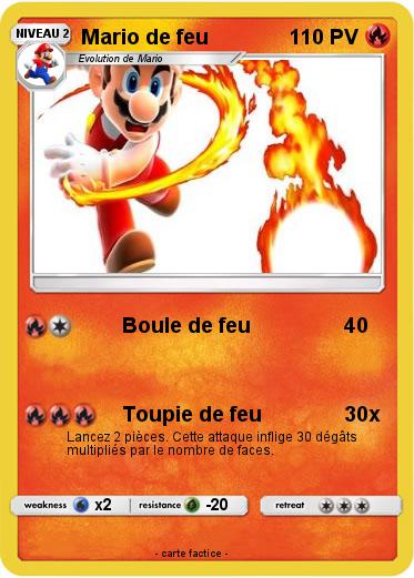 Pokemon Mario de feu