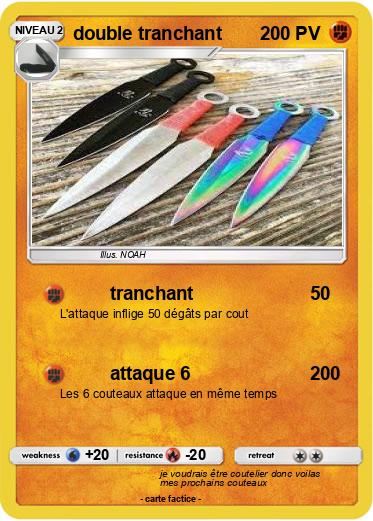 Pokemon double tranchant