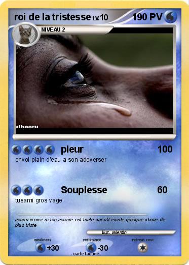 Pokemon roi de la tristesse