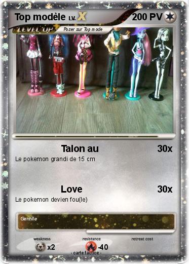 Pokemon Top modèle