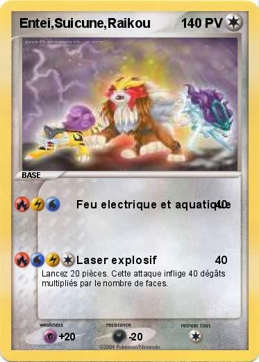 Pokemon Entei,Suicune,Raikou