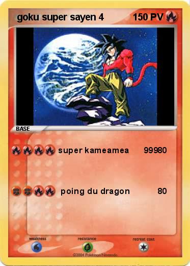 Pokemon  goku super sayen 4    