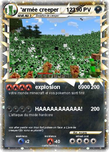 Pokemon 'armée creeper     123