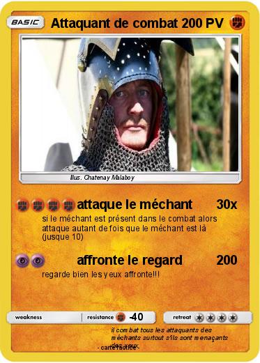 Pokemon Attaquant de combat