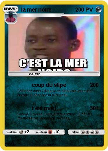 Pokemon la mer noire