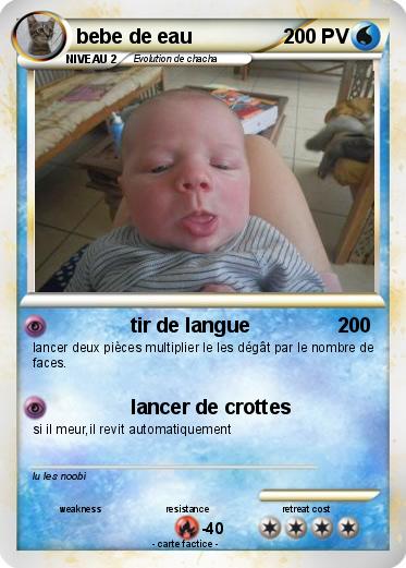 Pokemon bebe de eau