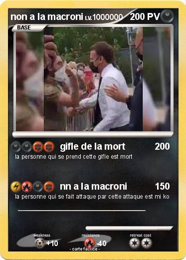 Pokemon non a la macroni