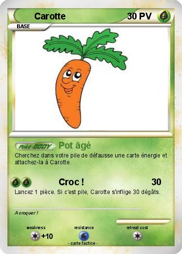 Pokemon Carotte