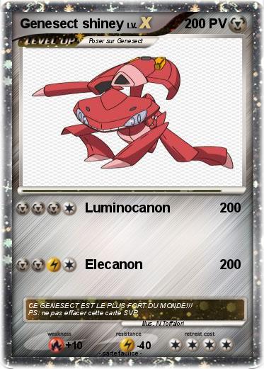 Pokemon Genesect shiney