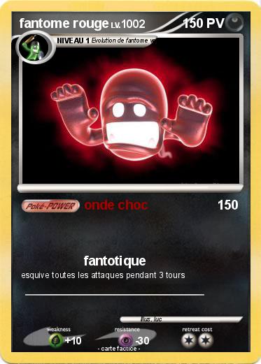 Pokemon fantome rouge