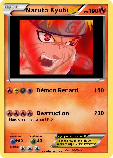 Pokemon Naruto Kyubi