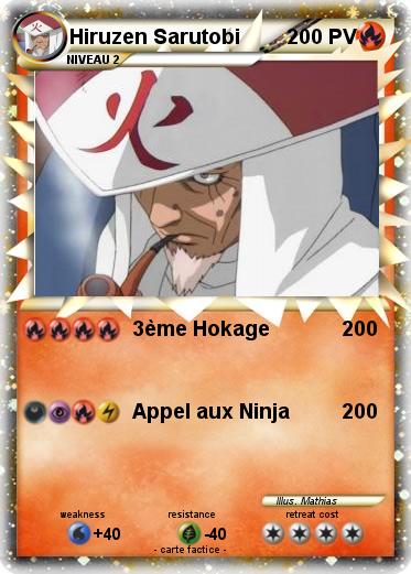 Pokemon Hiruzen Sarutobi