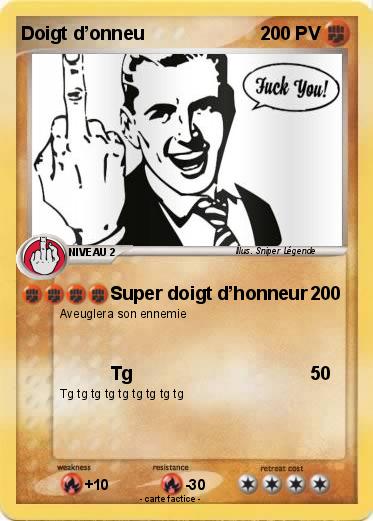 Pokemon Doigt d’onneu