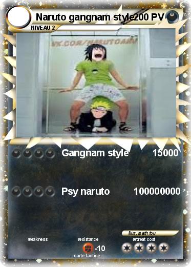 Pokemon Naruto gangnam style