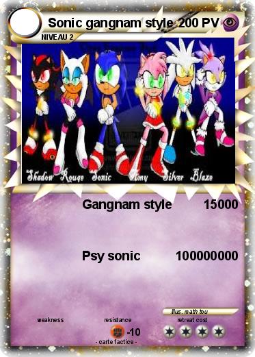 Pokemon Sonic gangnam style