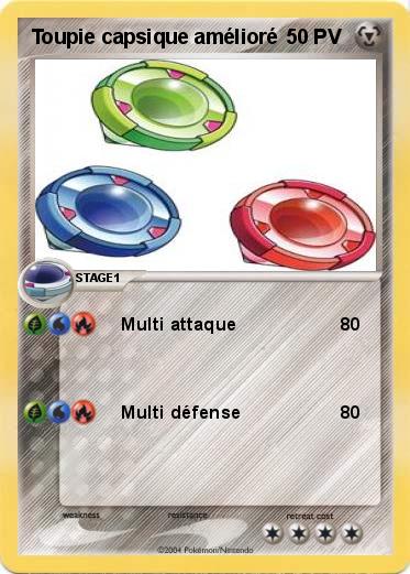 Pokemon Toupie capsique amélioré