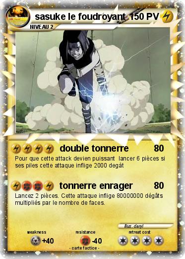 Pokemon sasuke le foudroyant