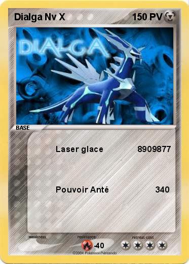 Pokemon Dialga Nv X
